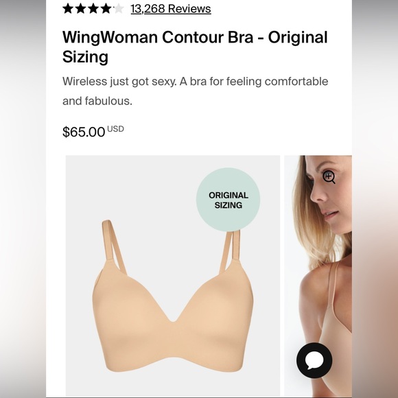 NWT Knix WingWoman Contour Bra 38C - Picture 5 of 5